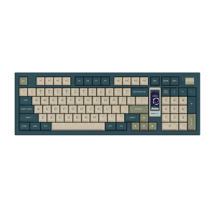 Akko Mechanical Wireless Keyboard Ink Green 5098B