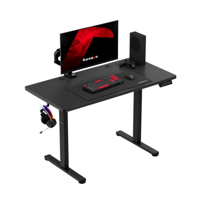 Huzaro Hero 8.1 Electric Gaming Desk Black