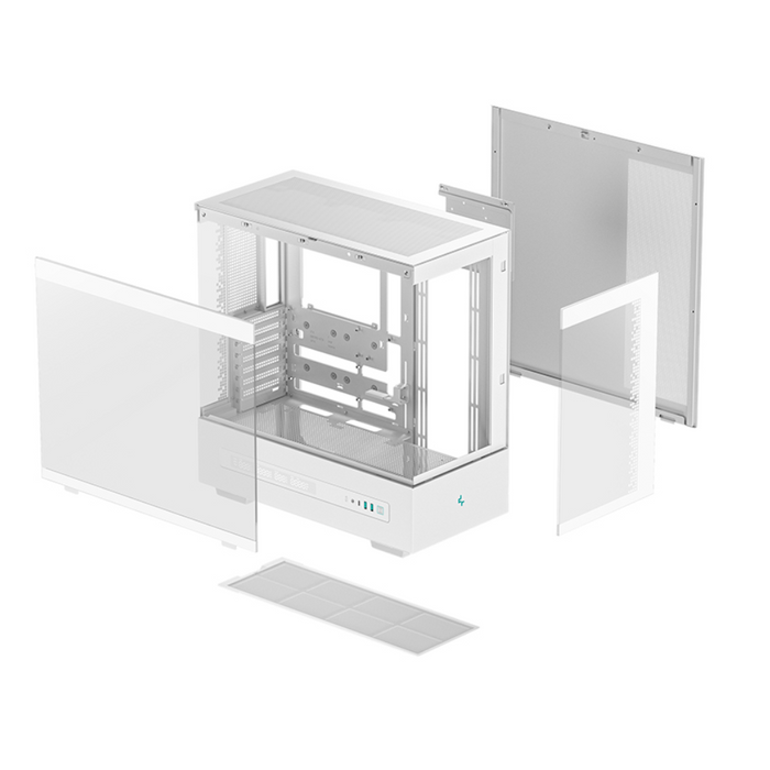 DeepCool PC Case CH690 DIGITAL White