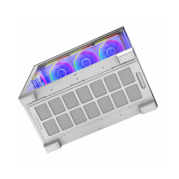 Modecom PC Case VOLCANO Stellar ARGB 8F White Midi