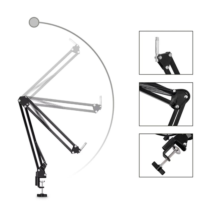 Media Tech Microphone and Accessories Studio Kit MT397S