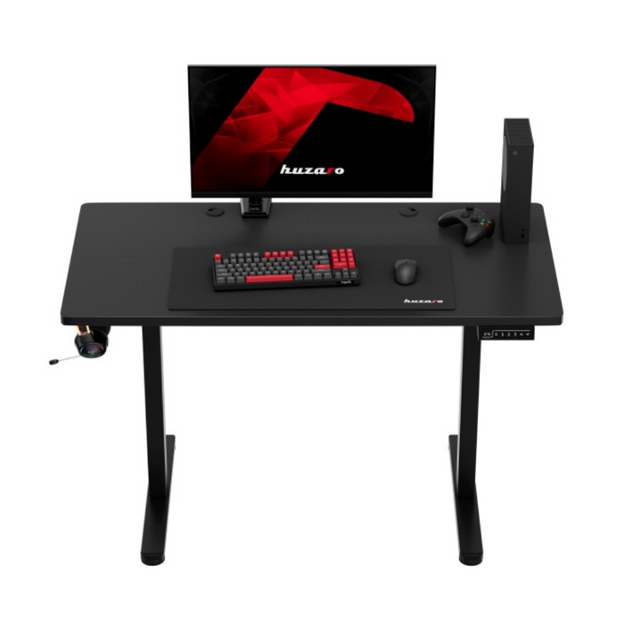 Huzaro Hero 8.1 Electric Gaming Desk Black