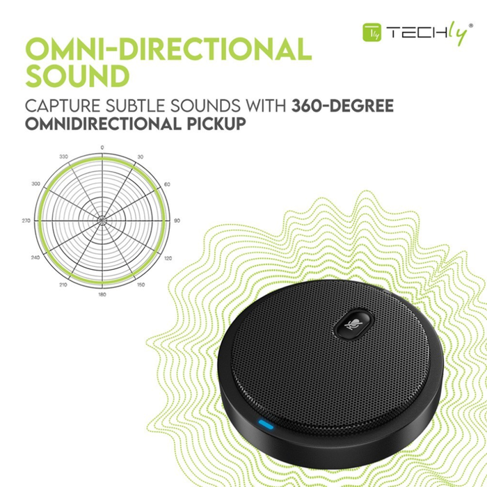 Techly ICC SH-22 Conference Microphone Black