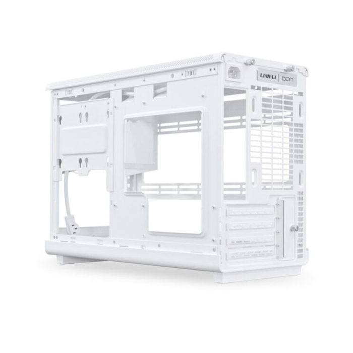 Lian Li Dan PC Case A3-mATX Micro Tower Glass Side Panel Wood White
