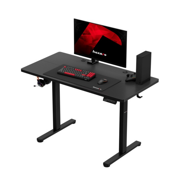 Huzaro Hero 8.1 Electric Gaming Desk Black