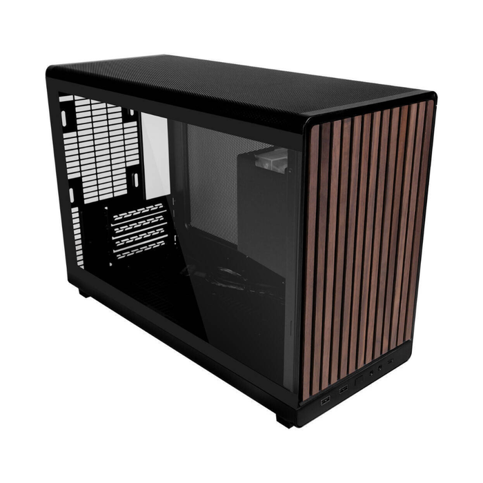Lian Li PC Case A3-mATX Micro Tower Glass Side Panel Brown