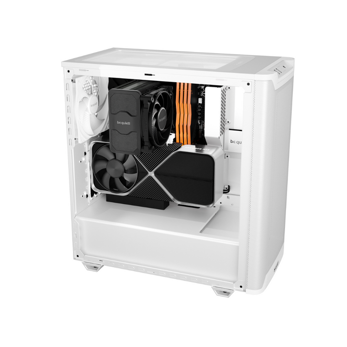 Be Quiet PC Case Pure Base 501 Airflow Window Midi Tower White