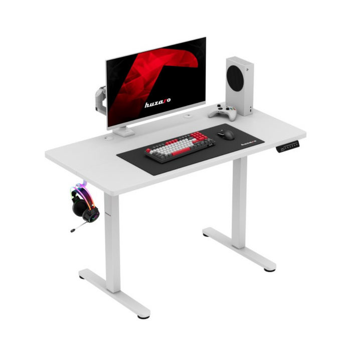 Huzaro Hero 8.1 Electric Gaming Desk White