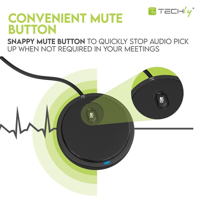 Techly ICC SH-22 Conference Microphone Black