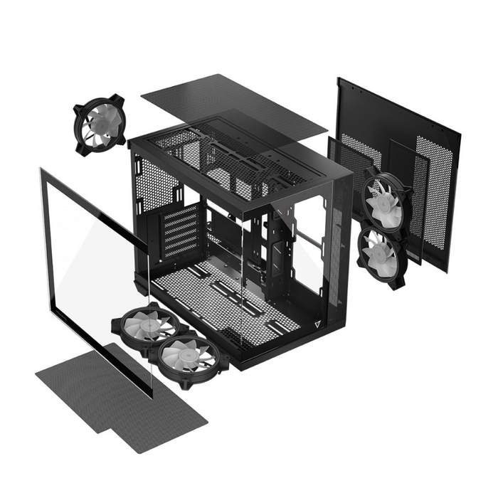 Modecom PC Case VOLCANO Panorama 5F APEX ARGB MIDI
