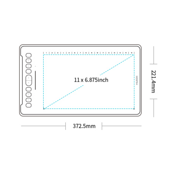HUION Graphic Tablet Inspiroy H1161