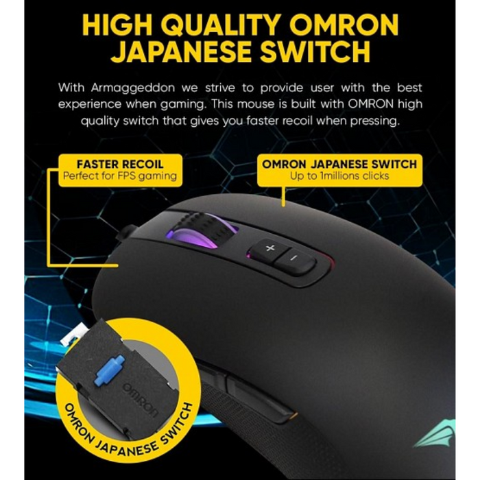 Armaggeddon Wired Gaming Mouse Falcon 3
