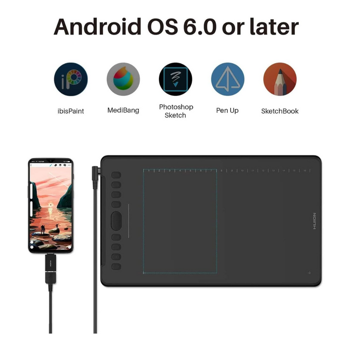 HUION Graphic Tablet Inspiroy H1161