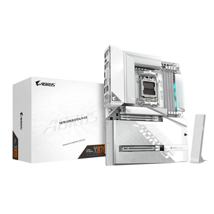 Gigabyte Motherboard X870 AORUS STEALTH ICE
