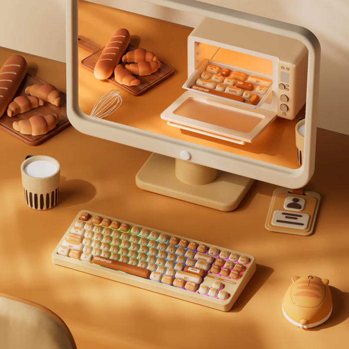Akko Mechanical Wireless Keyboard Bun Wonderland TAC87