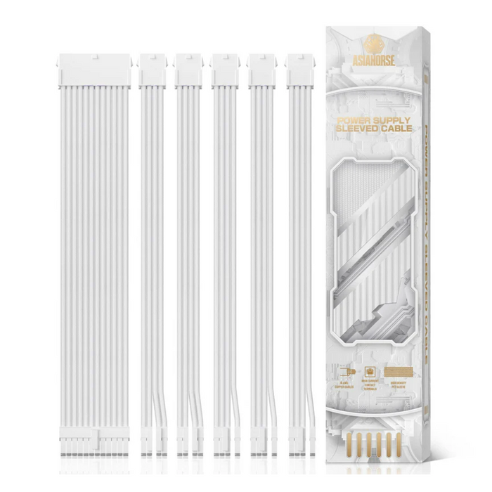 Asiahorse Extension Sleeved Cable 16AWG 24-pin