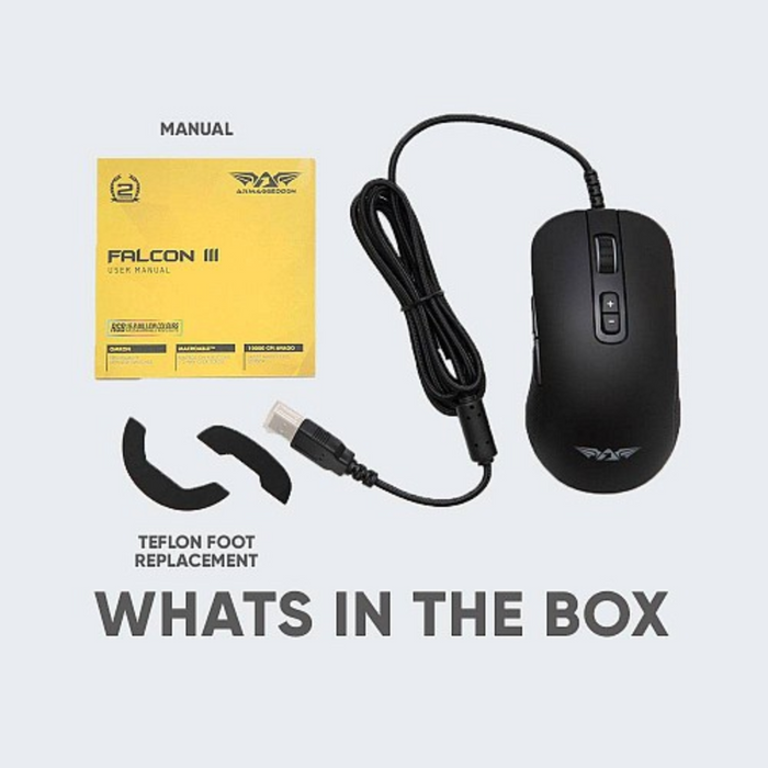 Armaggeddon Wired Gaming Mouse Falcon 3