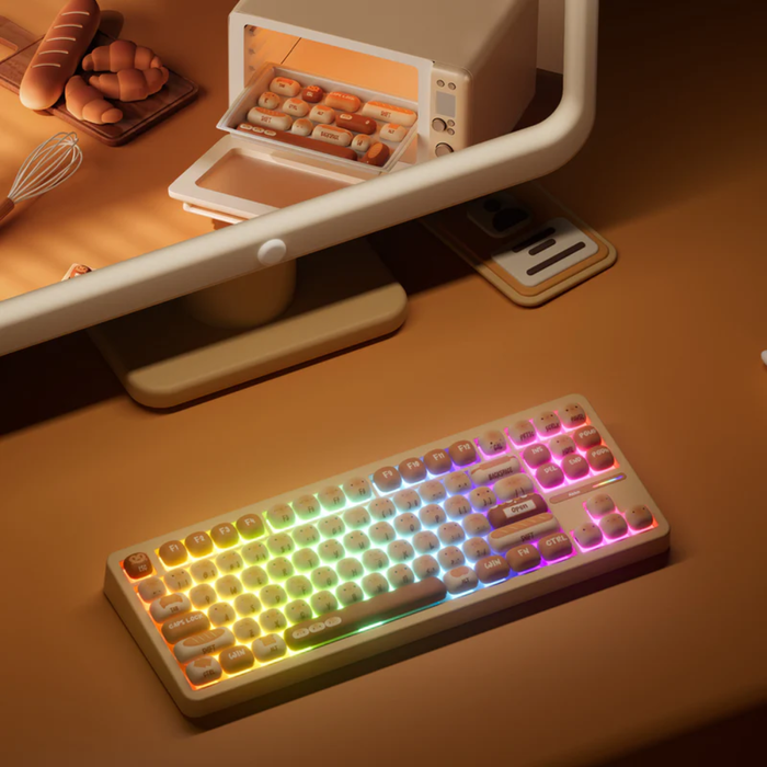 Akko Mechanical Wireless Keyboard Bun Wonderland TAC87