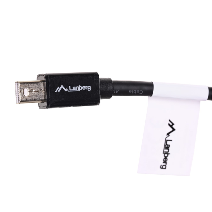 Lanberg Mini DisplayPort to DisplayPort Cable 0.12m