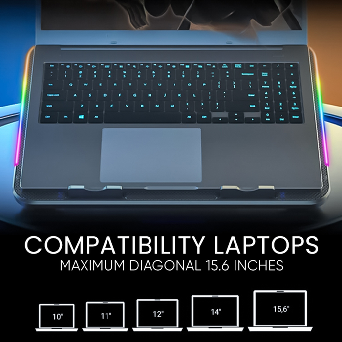 Alcatroz Vendaval G2 Laptop Cooling Pad RGB