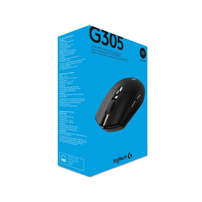 Logitech Wireless Gaming Mouse G G305 Lightspeed Black