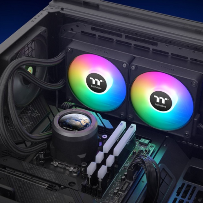 Thermaltake Liquid Cooler TH240 V2 Ultra EX RGB Black
