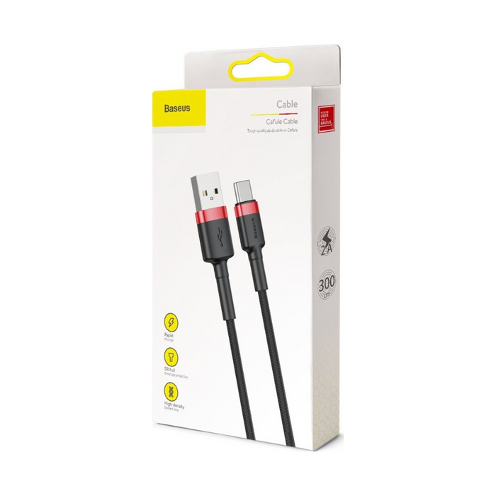 Baseus Cafule Braided Cable Type-C 3m