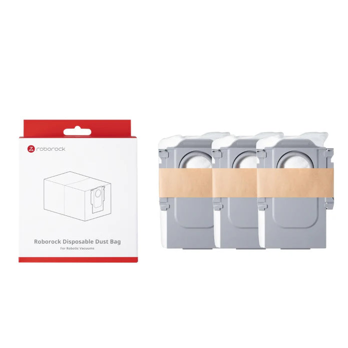 Roborock Vacuum Cleaner Accessory Disposable Dust Bag 3pcs 8.02.0454