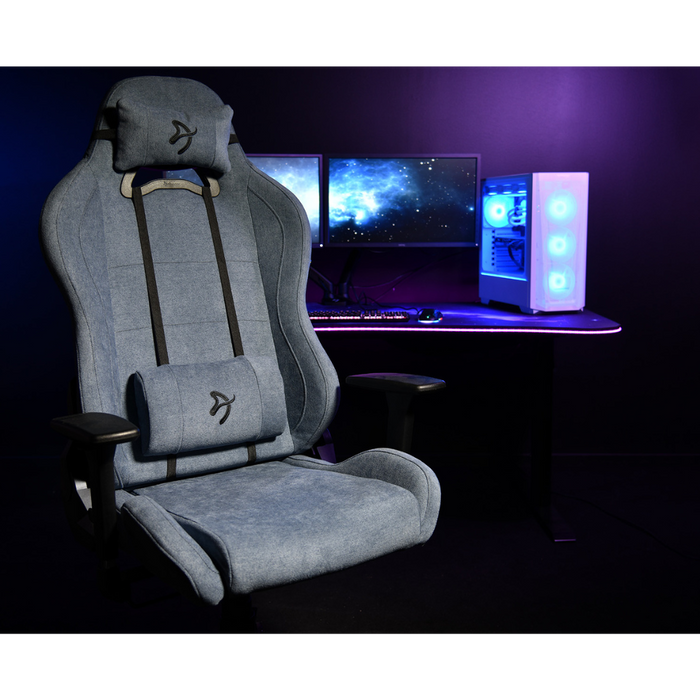 Arozzi Torretta Soft Fabric v2 Blue Gaming Chair