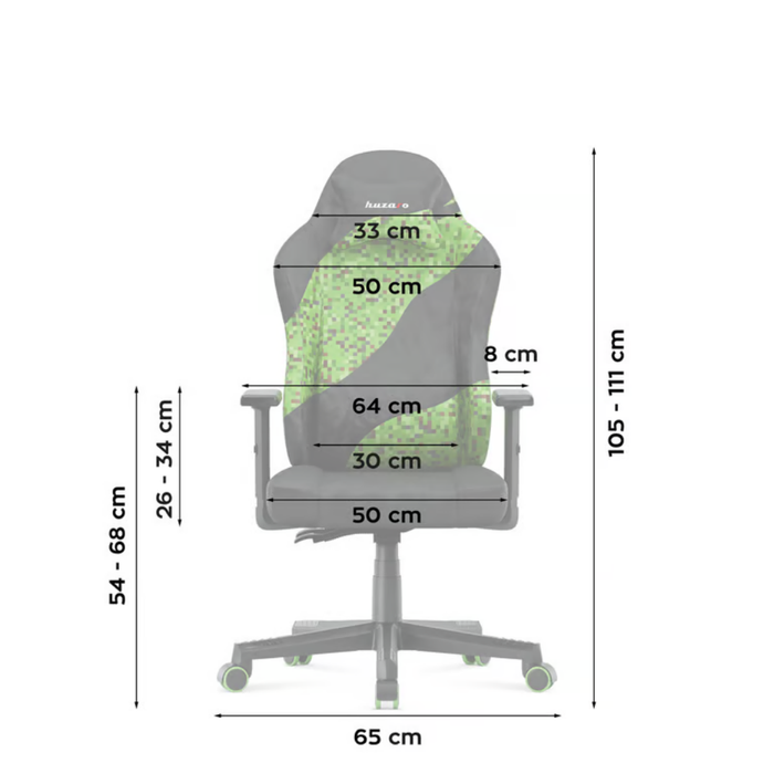 Huzaro Ranger 5.7 Gaming Chair Black Pixel