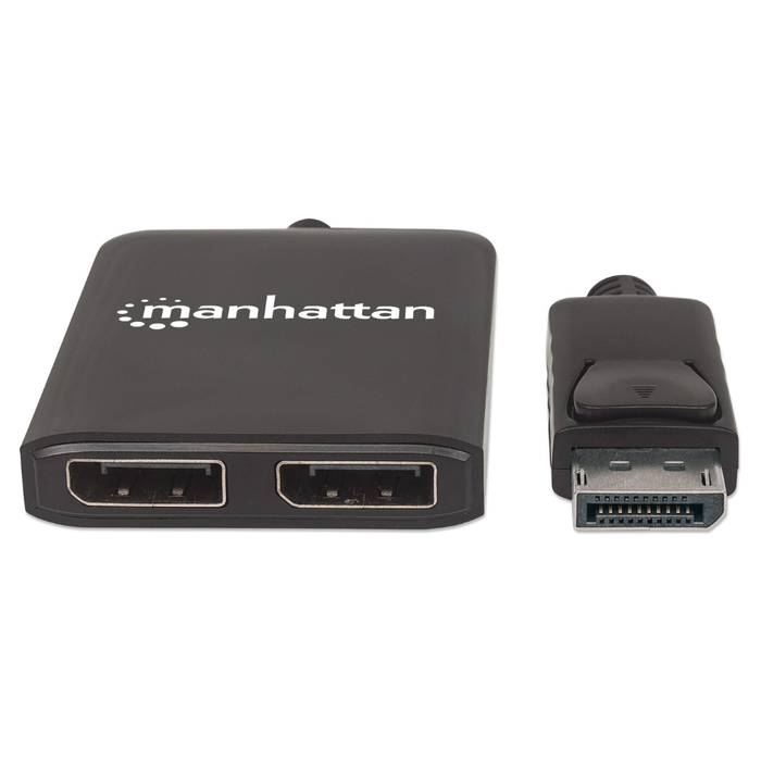Manhattan Display Port 1.2 to 2-Port Splitter Hub
