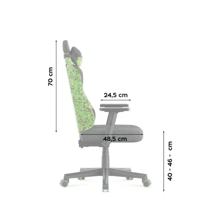 Huzaro Ranger 5.7 Gaming Chair Black Pixel