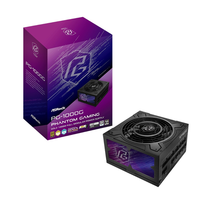 Asrock Phantom PG-1000G Gaming Power Supply 750W