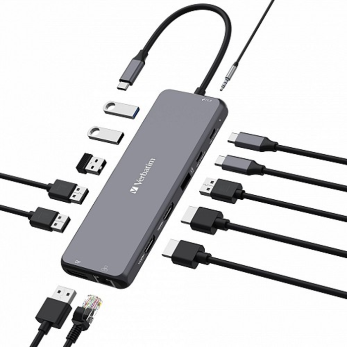 Verbatim Type-C 13-in-1 USB Hub