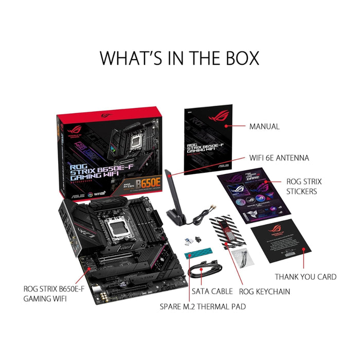 Asus Motherboard ROG Strix B650E-F Gaming WiFi