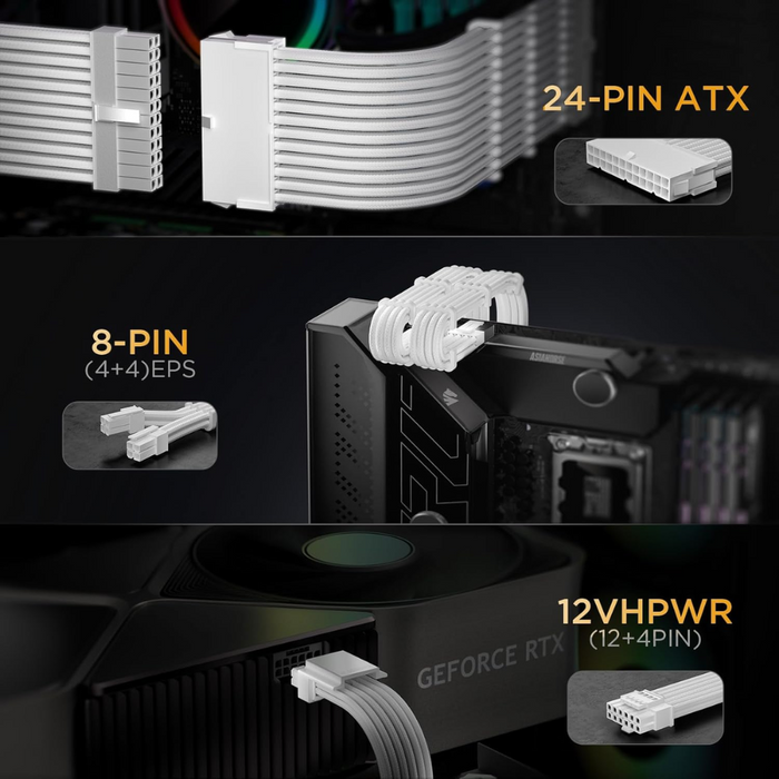 Asiahorse PCIe 5.0 4-Kit White