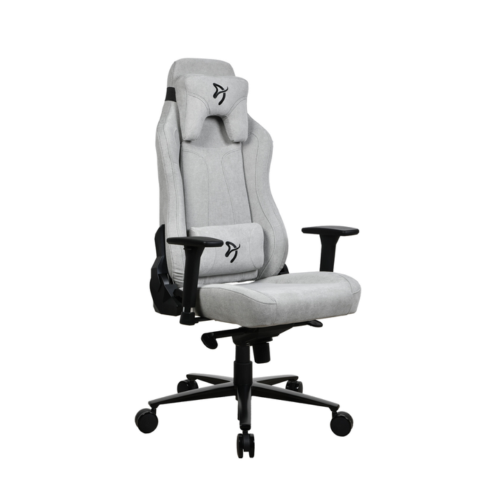 Arozzi Vernazza Soft Fabric Light Grey Gaming Chair