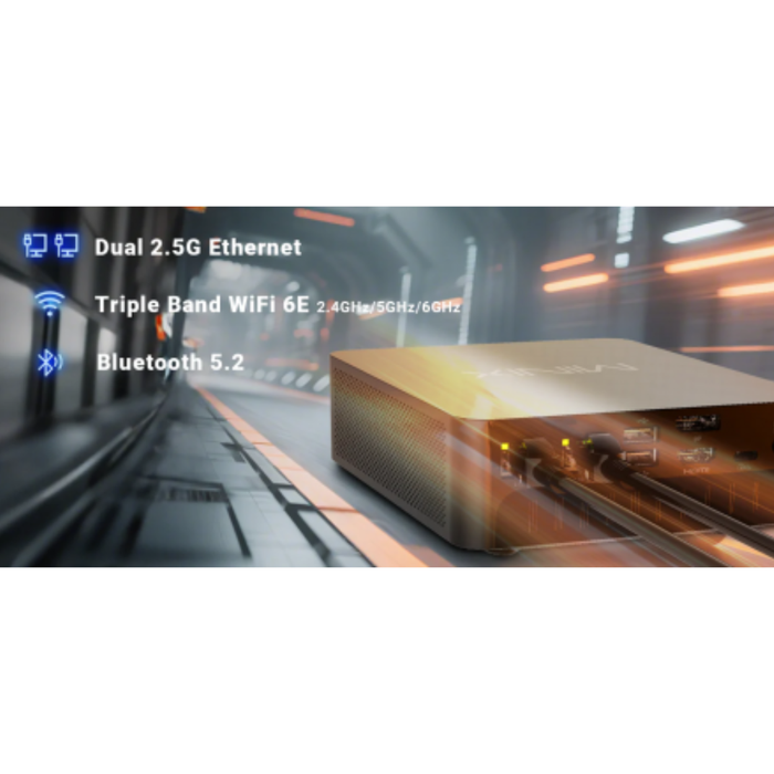 Business MiniX Mini PC AP13620/ Ryzen7 8745H/ 32GB/ 1TB SSD