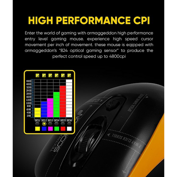 Armaggeddon Wired Gaming Mouse Scorpion 3
