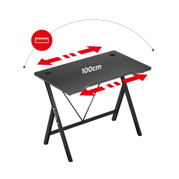 Huzaro Hero 1.4 Gaming Desk Black
