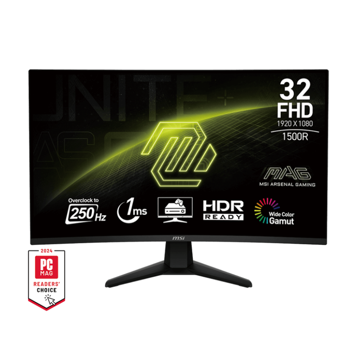 MSI Gaming Monitor MAG 32C6X 32" FHD 250Hz