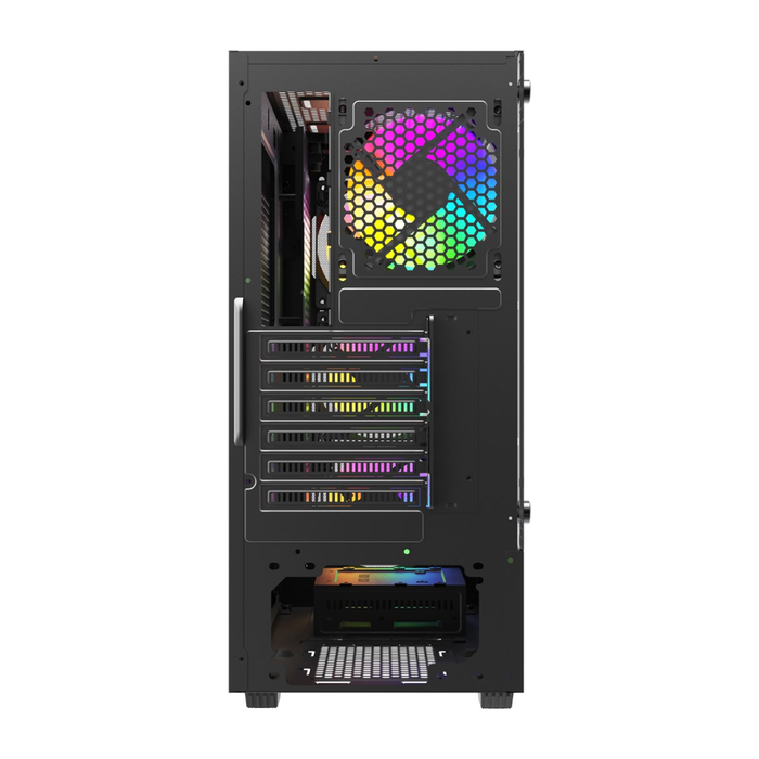 Savio PC Case Noctis Flow RGB Black