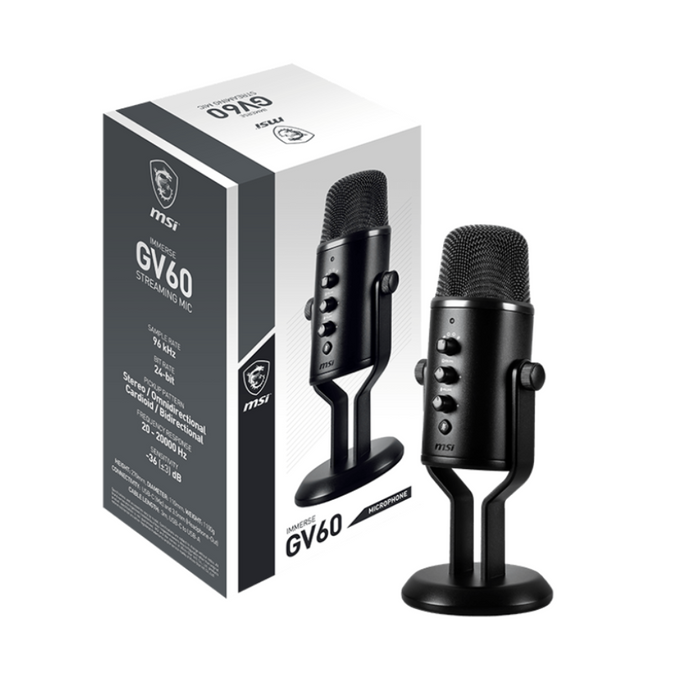MSI IMMERSE GV60 Streaming Microphone