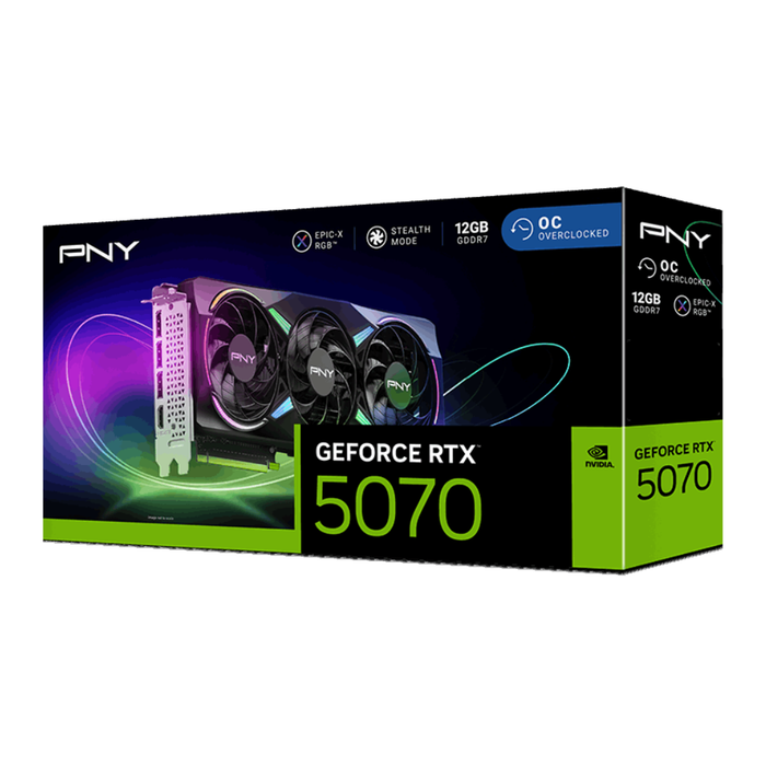 PNY Verto RTX 5070 OC ARGB 12GB