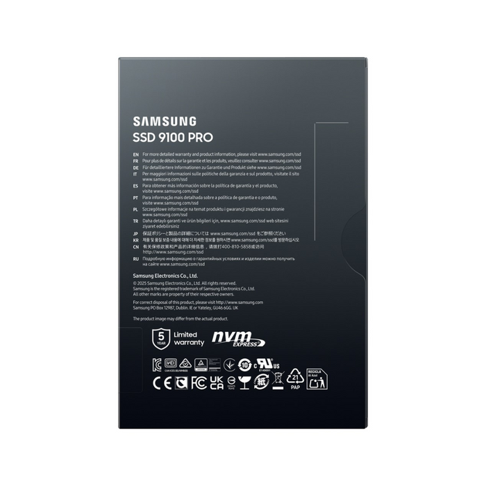 Samsung SSD 9100 Pro PCIe 5.0 M.2 NVMe 1TB