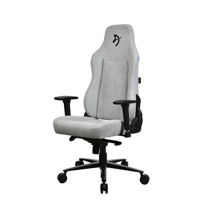 Arozzi Vernazza Soft Fabric Light Grey Gaming Chair