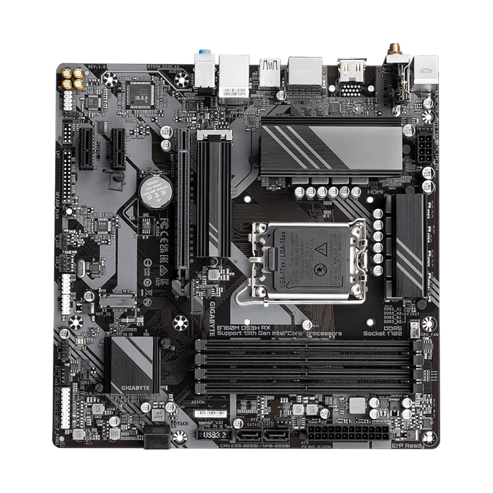 Gigabyte Motherboard B760M DS3H AX