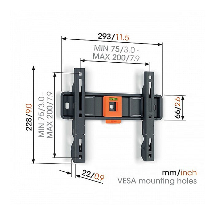 Vogels Wall Mount TVM1203 19"-50"