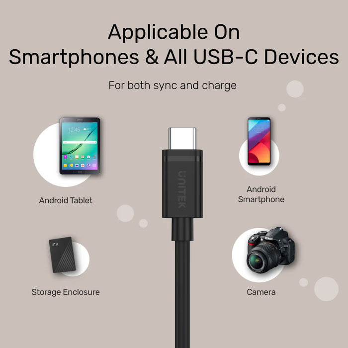 Unitek USB-C to USB-C 3.0 Cable 3.0m Y-C477BK-3M