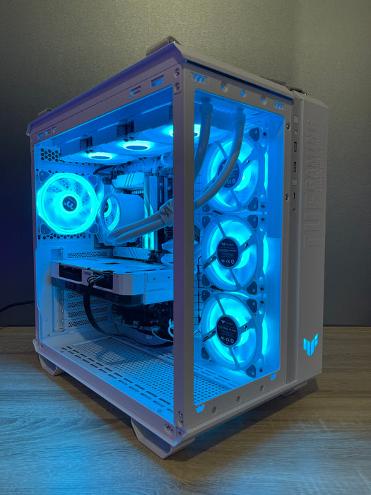 Custom Gaming PC/ The All White - All Asus/ i9-14900KF/ 32GB/ 1TB SSD NVMe/ RTX 4070 Ti SUPER